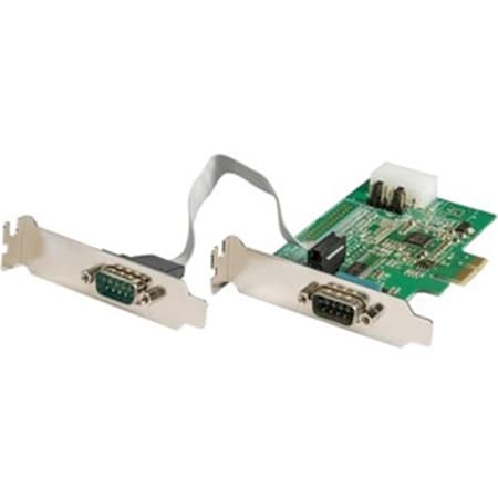 Ezgeneration 2 Port RS232 Serial Adapter Card with 16950 UART - PCIe to Serial Adapter EZ2993710